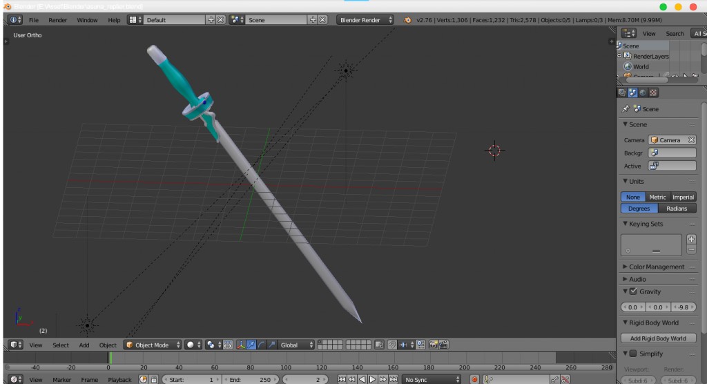 simple Rapier Sword (asuna's sword) preview image 1